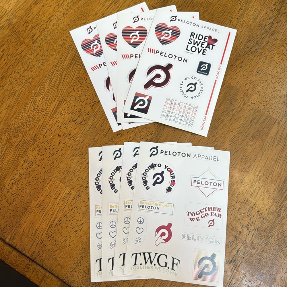 Peloton stickers brand new